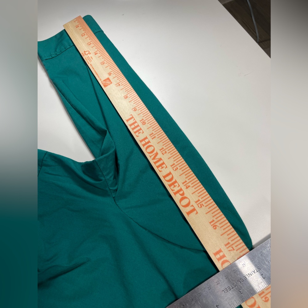 Express design studio Green Button-Front Midi Shi… - image 11